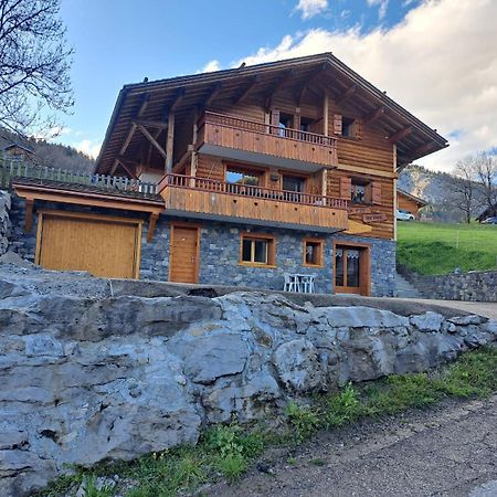 Appartement Cosy Face Aux Aravis Le Grand-Bornand Dış mekan fotoğraf