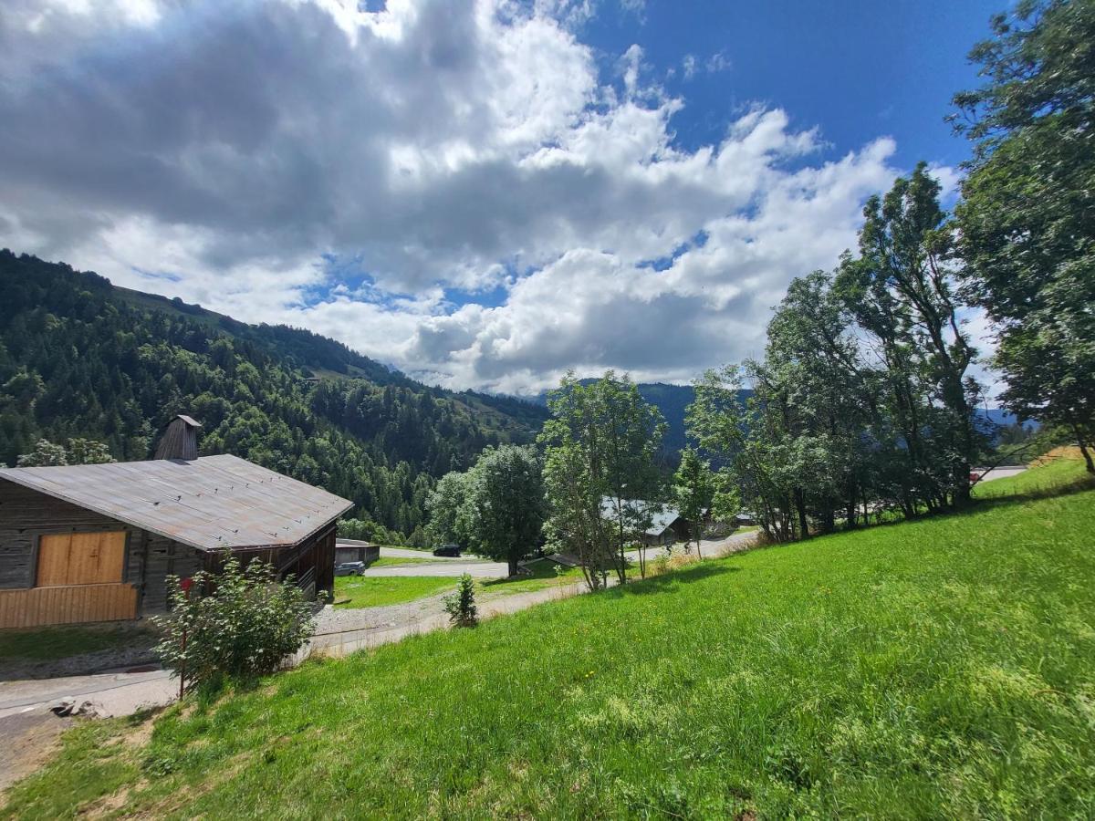 Appartement Cosy Face Aux Aravis Le Grand-Bornand Dış mekan fotoğraf