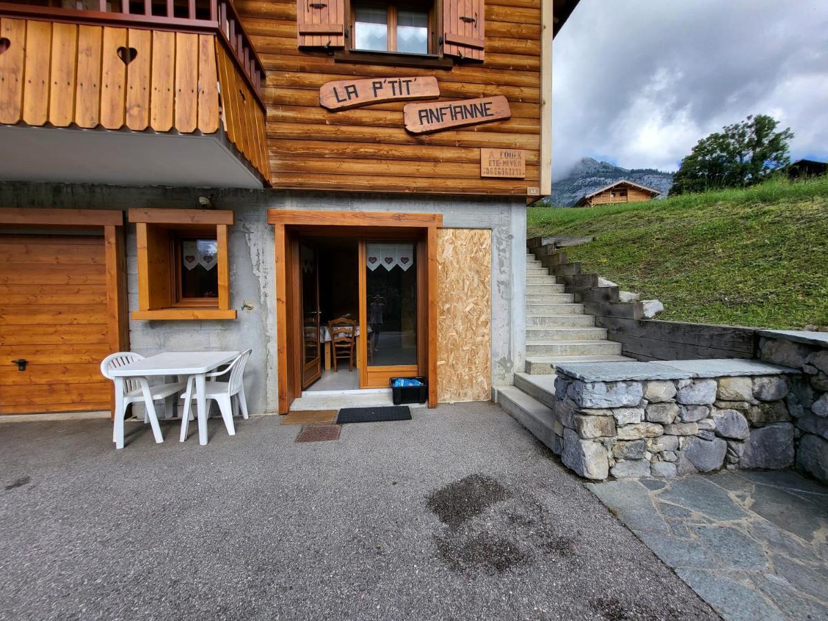 Appartement Cosy Face Aux Aravis Le Grand-Bornand Dış mekan fotoğraf
