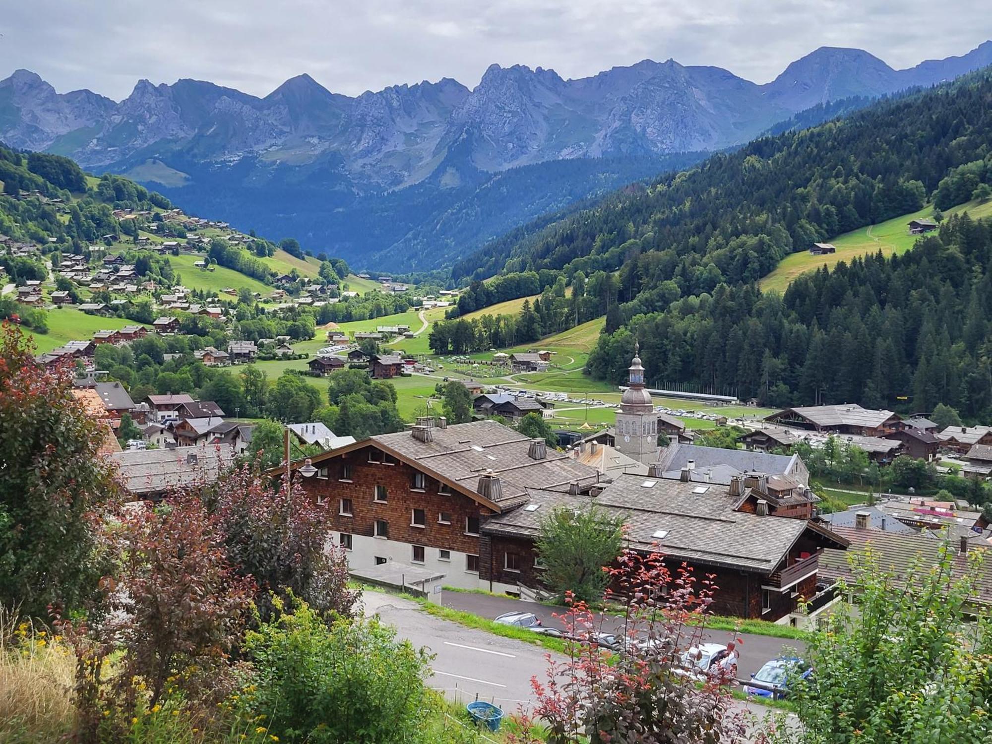 Appartement Cosy Face Aux Aravis Le Grand-Bornand Dış mekan fotoğraf