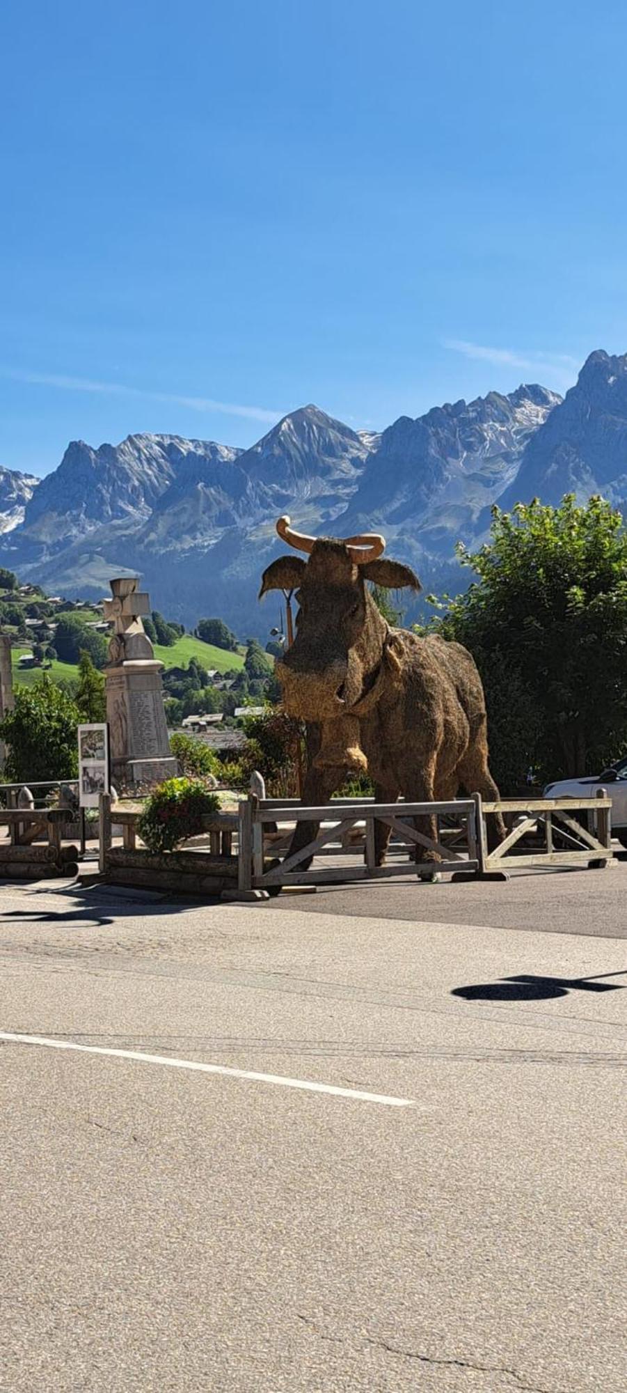 Appartement Cosy Face Aux Aravis Le Grand-Bornand Dış mekan fotoğraf