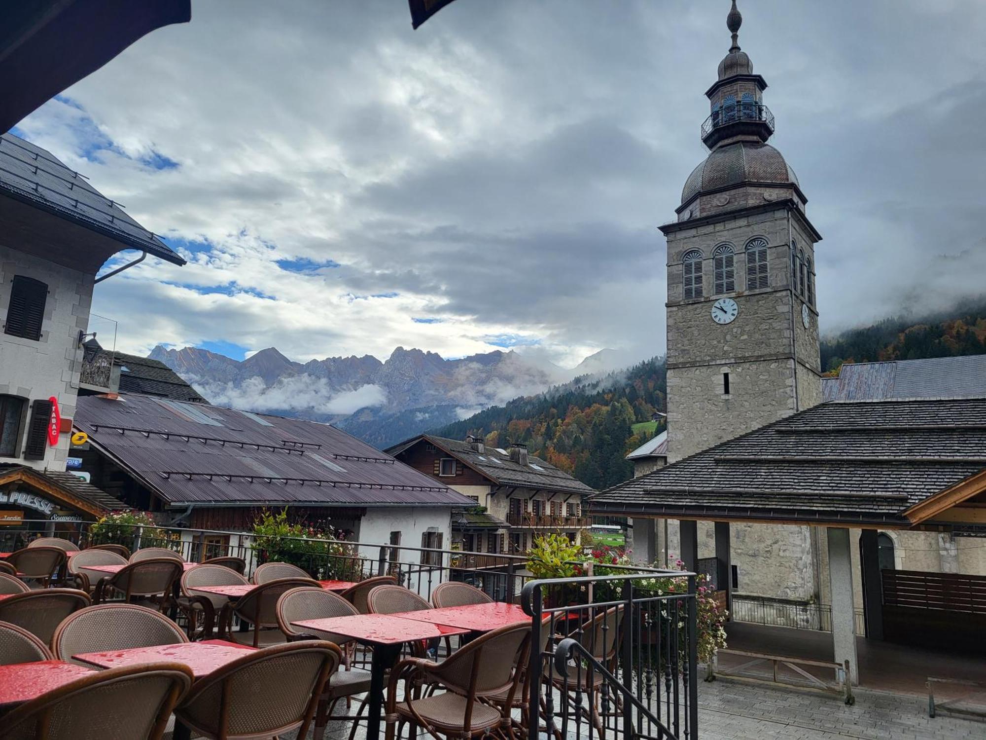 Appartement Cosy Face Aux Aravis Le Grand-Bornand Dış mekan fotoğraf